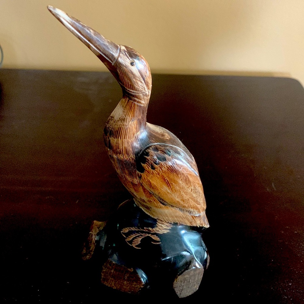 Bird carving beautiful